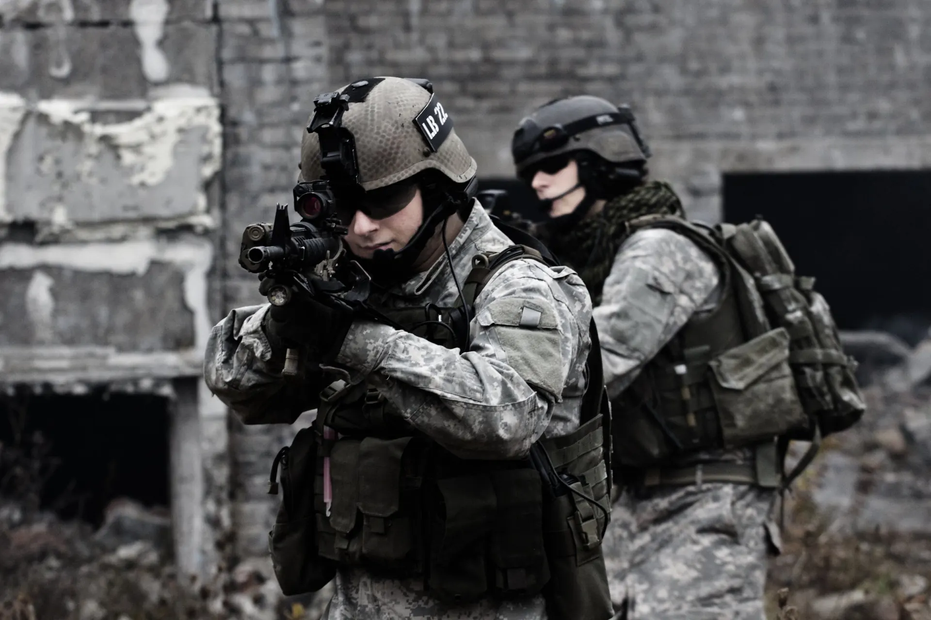 Special forces operators in tactical equipment, supported by TAR defence and homeland security solutions